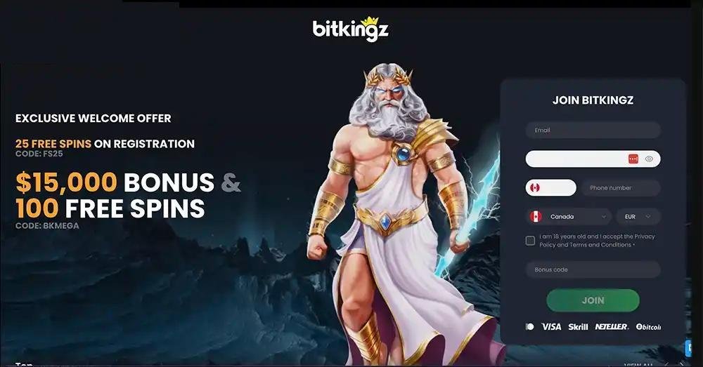 Bitkingz Casino No Deposit Bonus