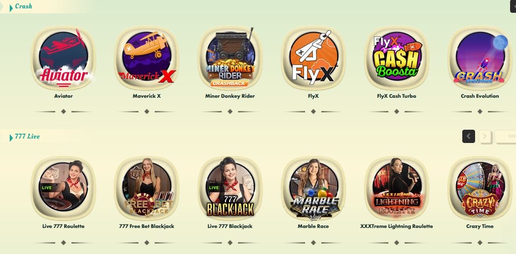 777 Casino Games