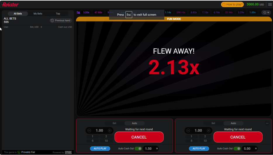 Aviator Slot Demo