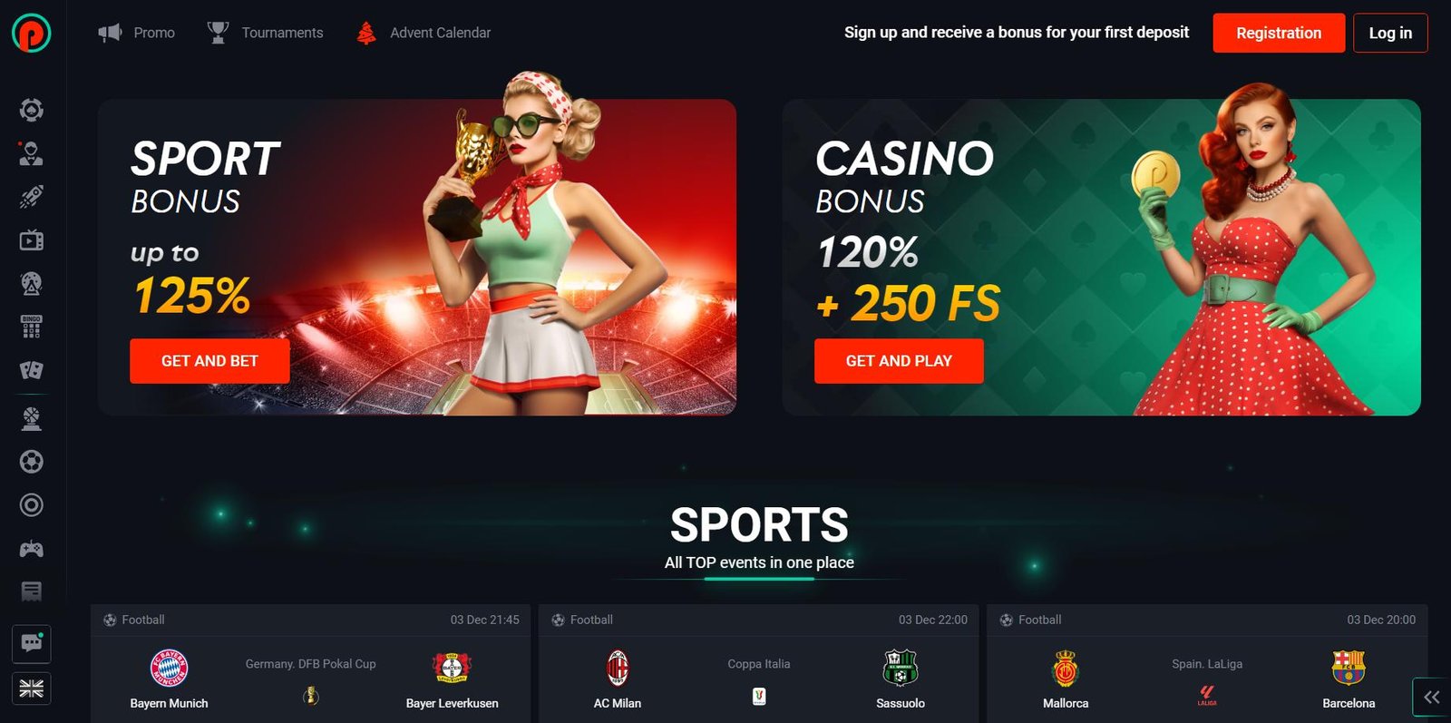 Pin Up Casino Bonus