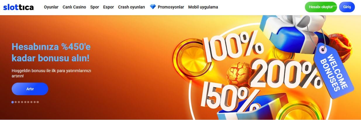 Slottica Casino Bonus