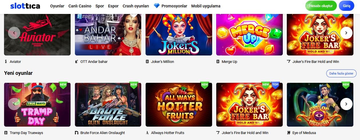 Slottica Casino İncelemesi
